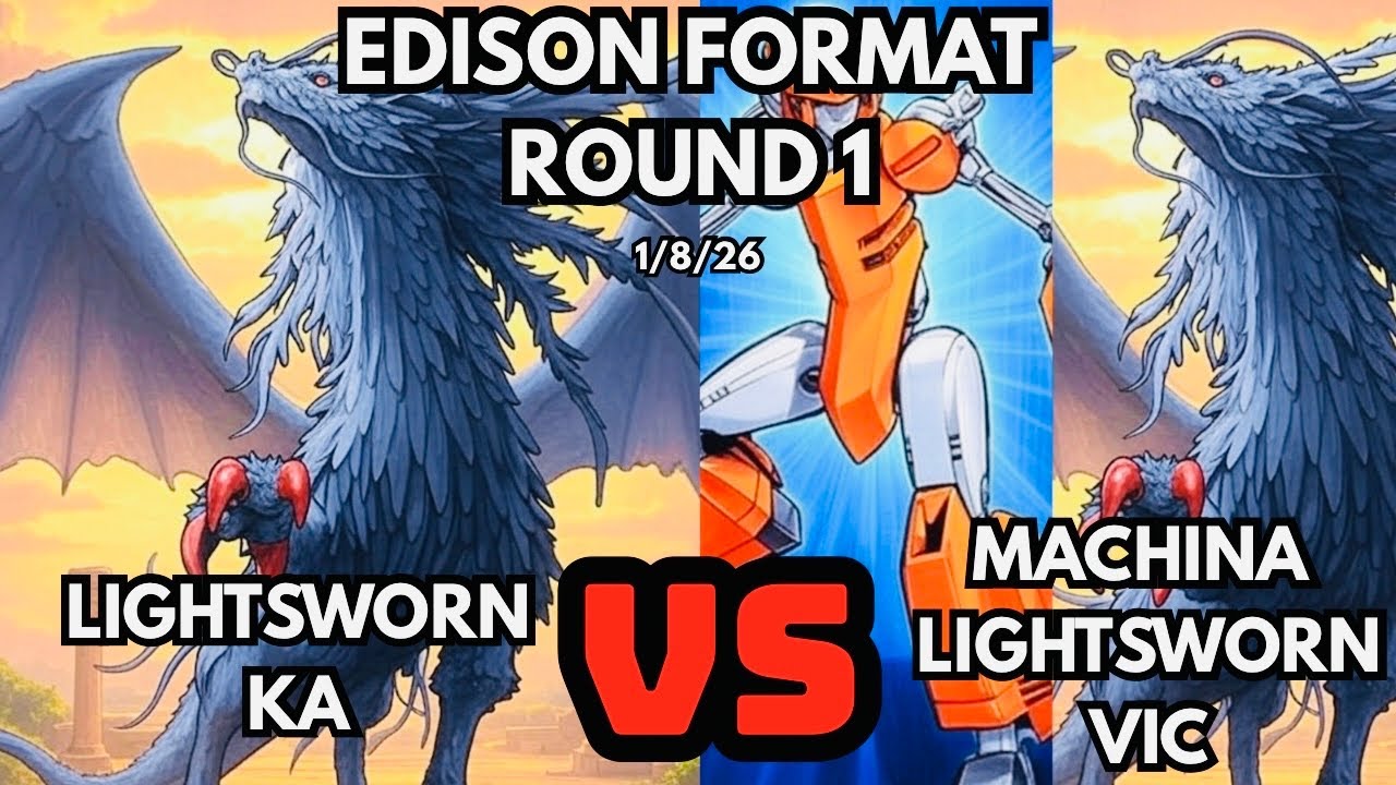 Первый раунд в формате Эдисона: Lightsworn против Machina Lightsworn!