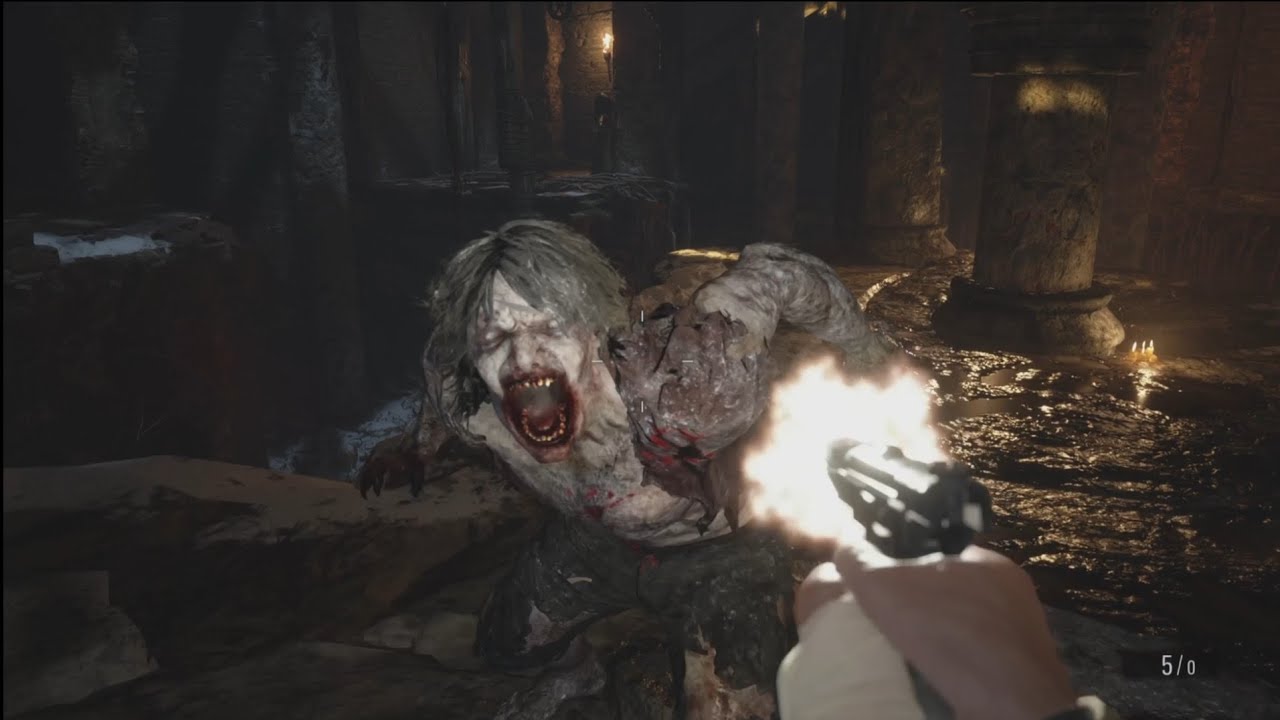 Resident Evil Village. Оборотни, очень много оборотней, битва с боссом Уриашем.