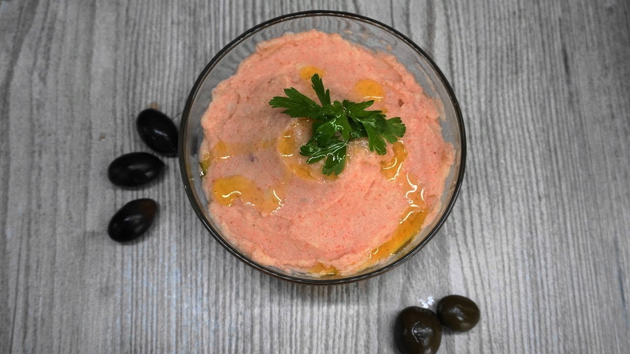 Ταραμοσαλάτα βελούδινη και εύκολη! - Taramosalata (Fish roe spread)