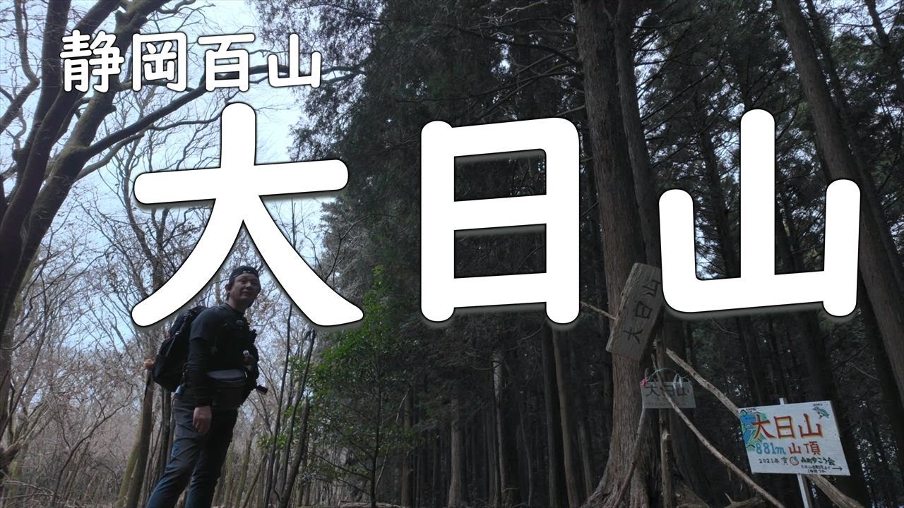 静岡百山３９【 大日山 】静かなお手軽山歩き！【ソロ登山】静岡県森町