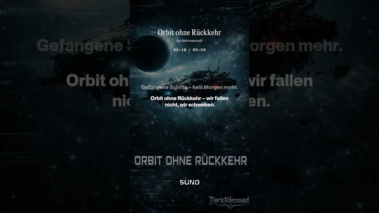 Orbit ohne Rückkehr #OrbitOhneRückkehr #DarkWave #SciFiDystopie #IndustrialGothic #DarkRossmadl