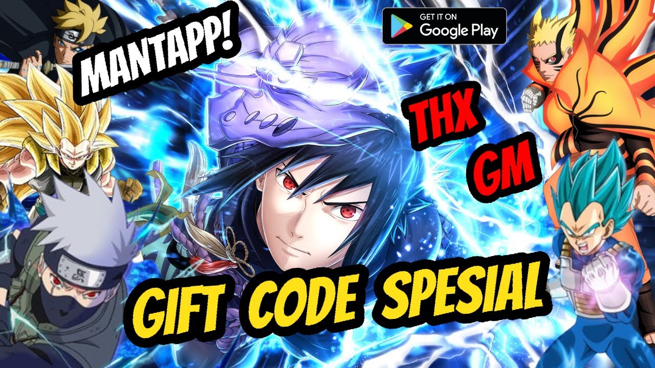 GIFT CODE SPESIAL THX DARI GM!! KERENN ABISS!! MAKASIH GM!! - NARUTO PRIVATE SERVER