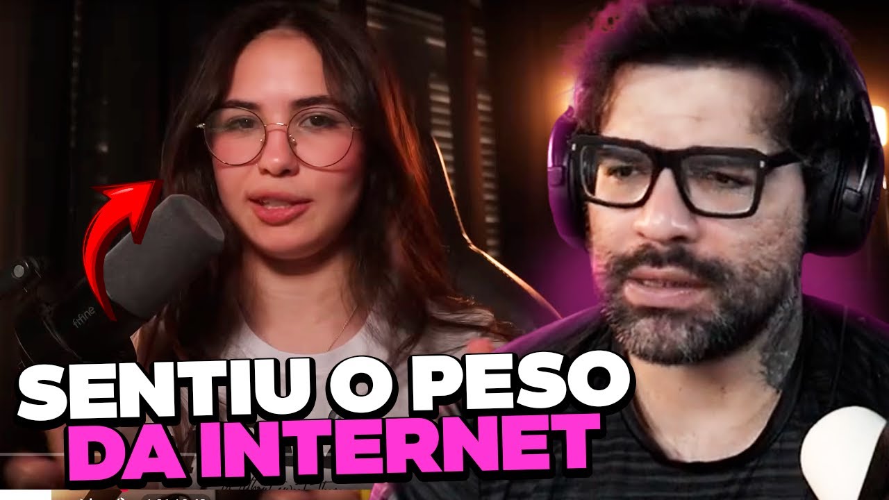 ELA SENTIU O PESO DA INTERNET..