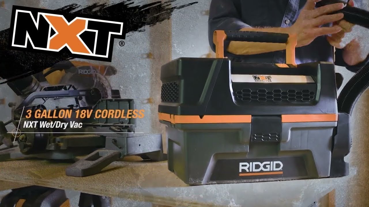 TOOL TIME - EP. 2 - RIDGID 18V NXT CORDLESS WET/DRY SHOP VAC REVIEW