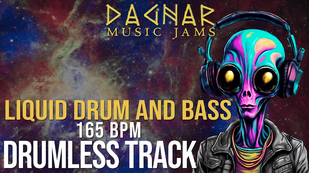 Liquid Drum & Bass - Drumless Track | 165 BPM | Play Along for Drummers