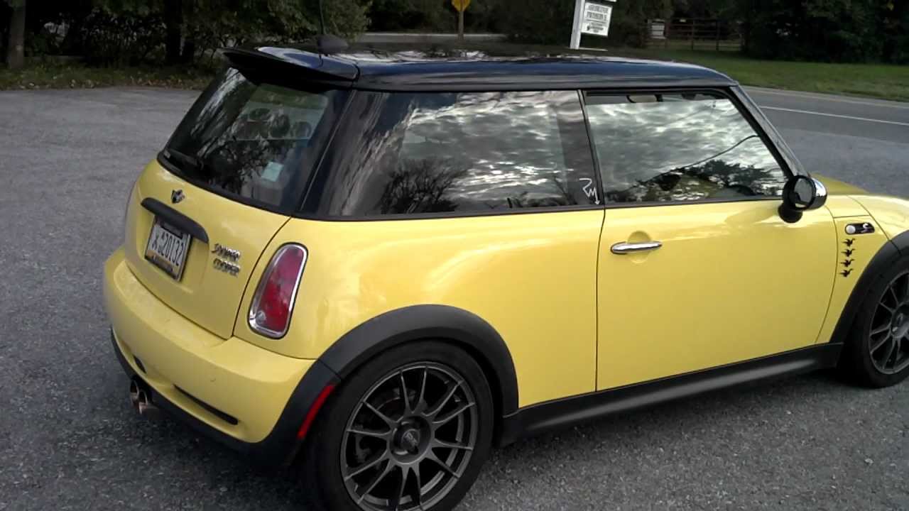 MINI Cooper S (R53) custom straight-back exhaust