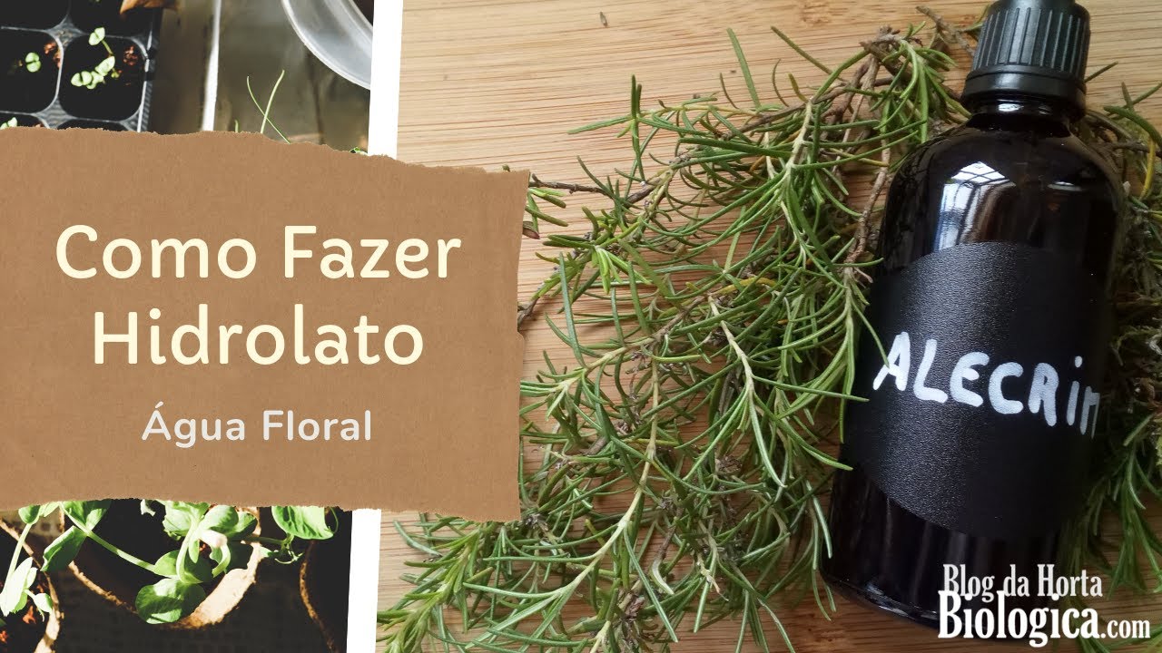 Como Fazer Hidrolato | Água Floral