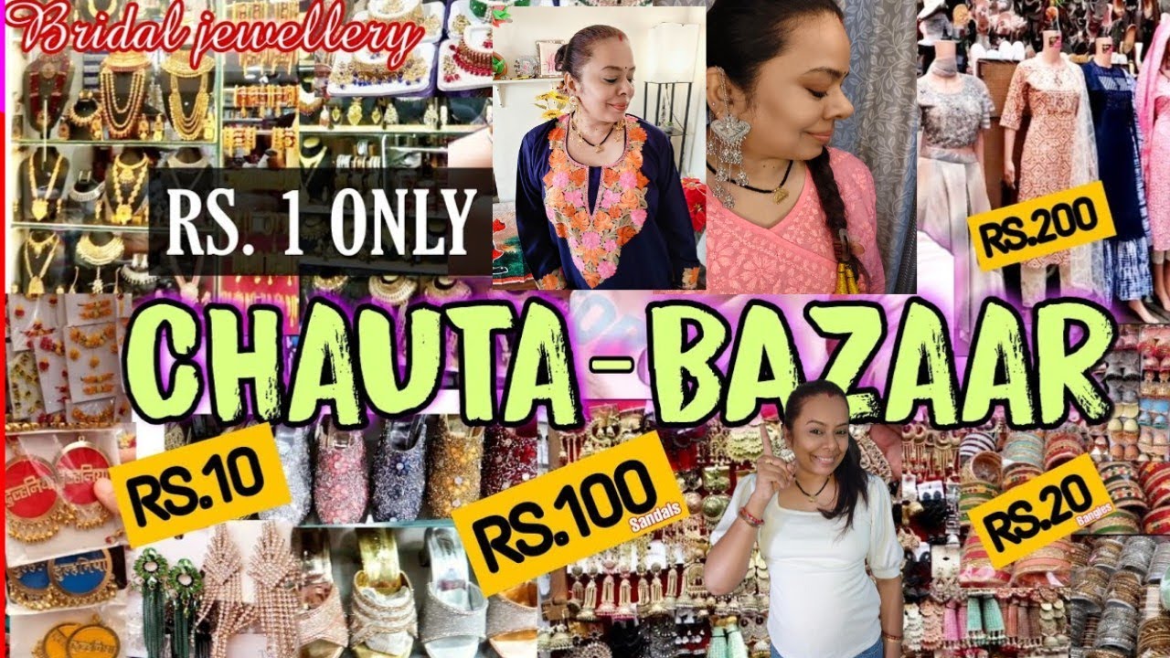 👉 Surat ka Sabse Sasta Market 😱 Chauta Bazaar Shopping ₹10–₹100  | Jewellery, Dresses Under ₹100
