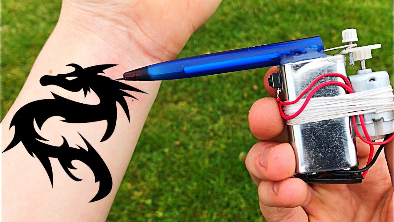 How To Make Simple Tattoo Machine At Home
