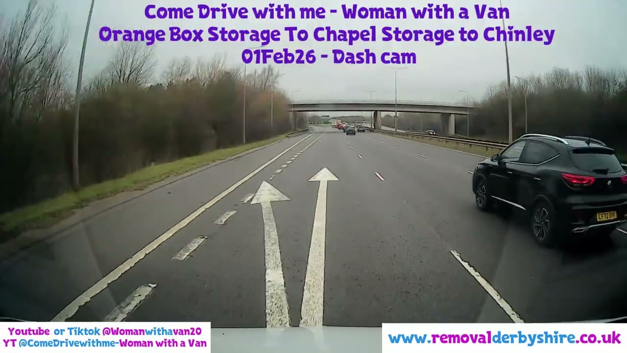 POV: Orange Box Storage Long Eaton to Chapel Storage - Come Drive with me - Woman with a Van - DashC