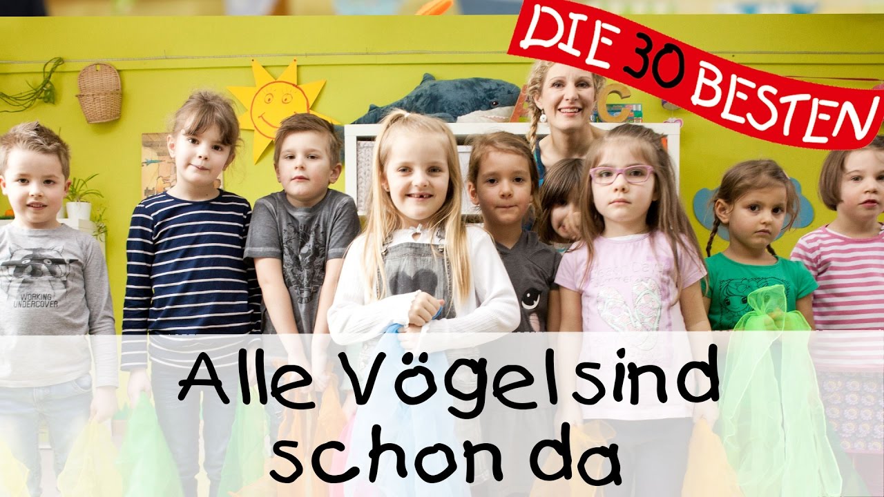 👩🏼 Alle Vögel sind schon da - Singen, Tanzen und Bewegen || Kinderlieder