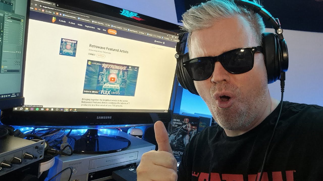 FL Studio FLEX Library called Retrowave Featured Artists