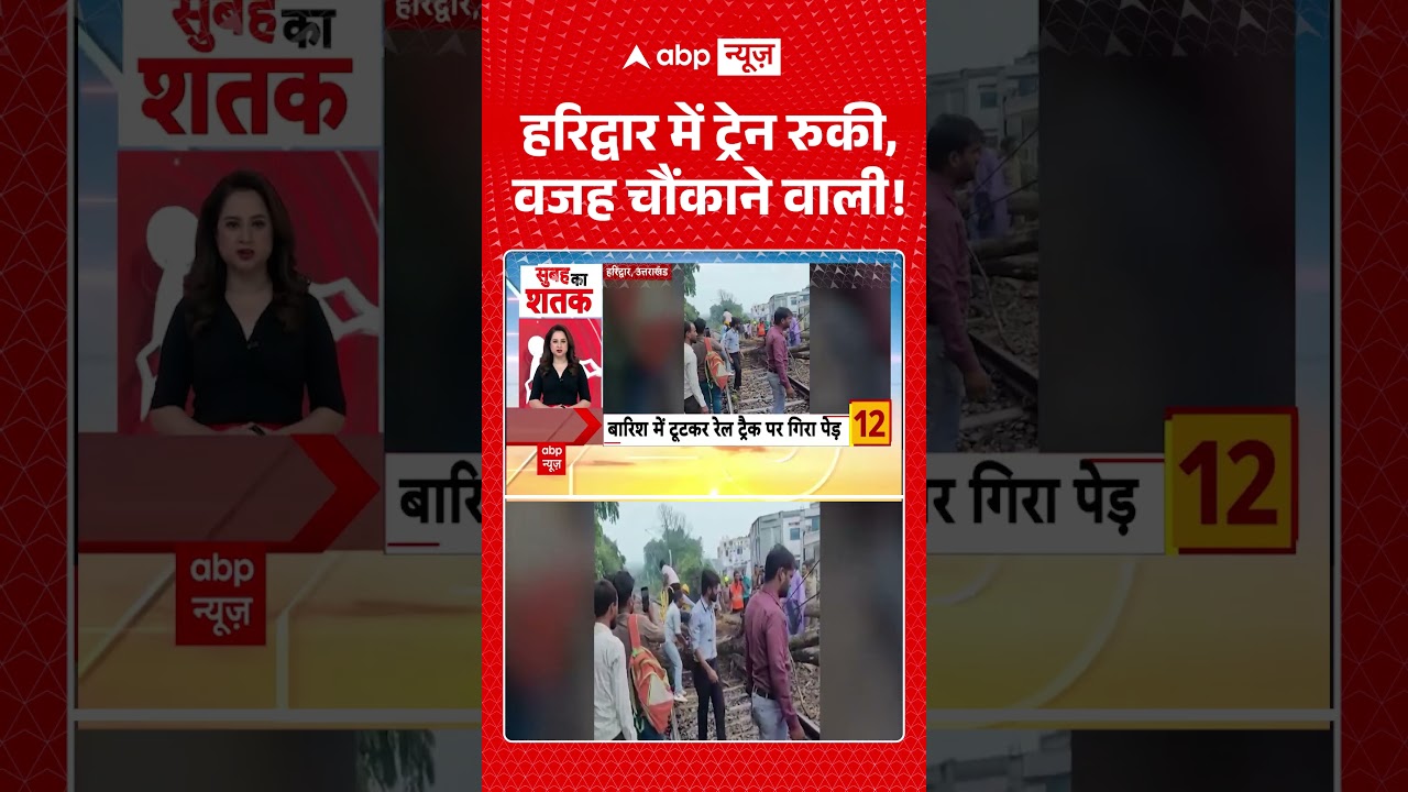Haridwar News | हरिद्वार में ट्रेन रुकी, वजह चौंकाने वाली! | #haridwar #viralvideo #train #railways
