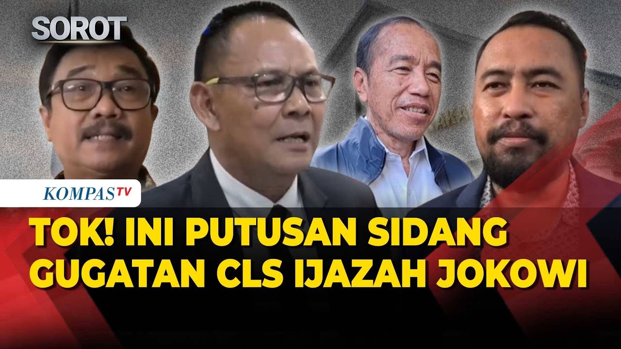 Tok! Sidang Gugatan Citizen Law Suit Ijazah Jokowi Tidak Dapat Diterima
