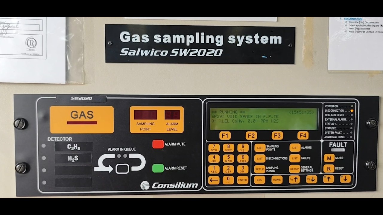Salwico SW2020 Gas Sampling System Calibration