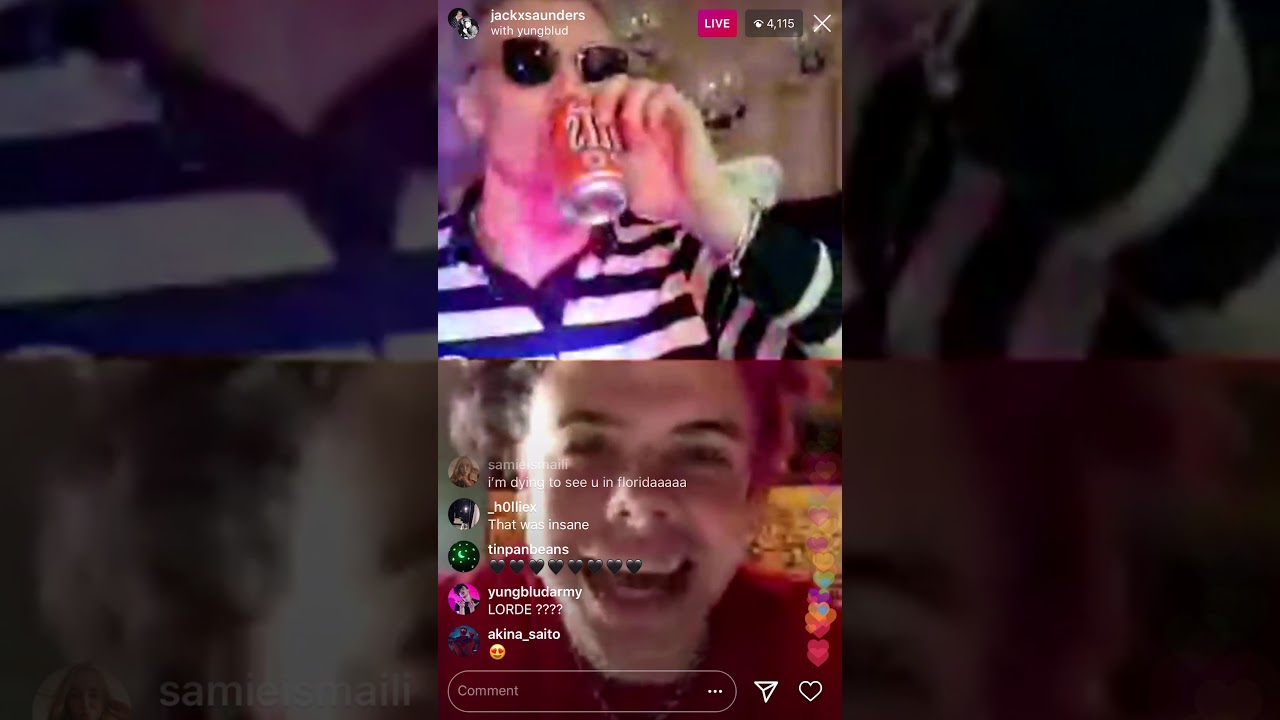 Quarantine karaoke Instagram live • yungblud