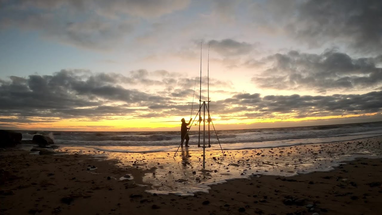 uk beach fishing  fishing a new mark