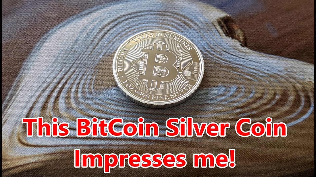 The BitCoin Silver Coin By The European Mint #bitcoin