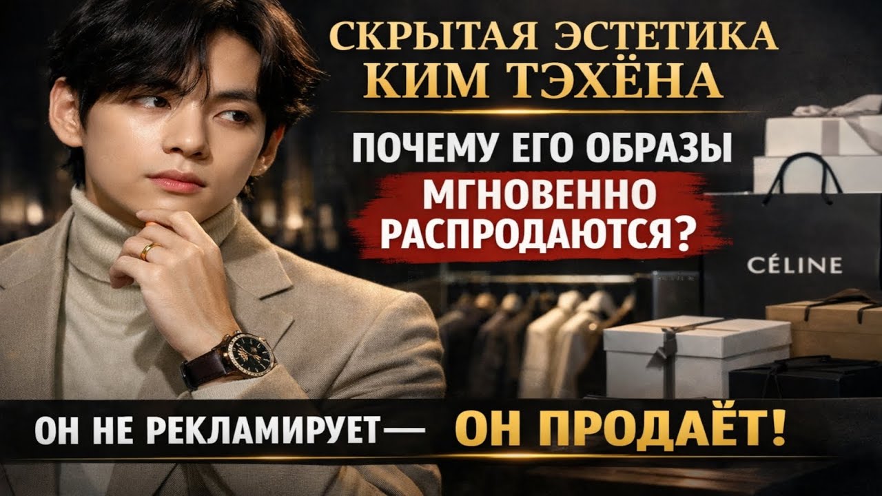 Скрытая эстетика Ким Тэхёна: почему его образы мгновенно становятся распроданными
