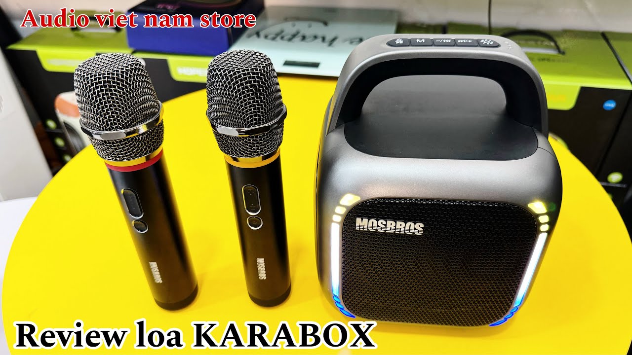 Review loa karabox loa karaoke đến từ nhà MOSBROS hát rất hay