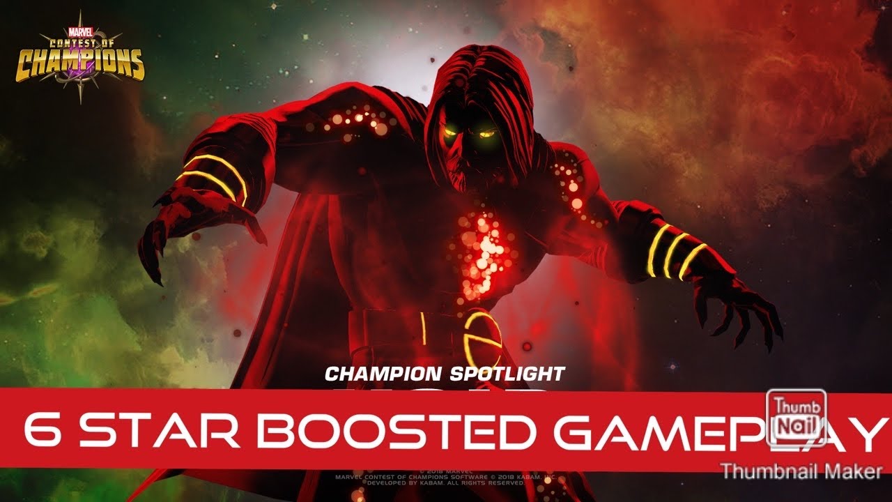 BOOSTED 6 star void gameplay - MCOC