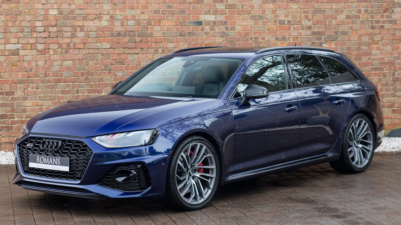 2020 Audi RS4 Avant Vorsprung - Navarra Blue -  Walkaround & Interior | Romans International [4K]