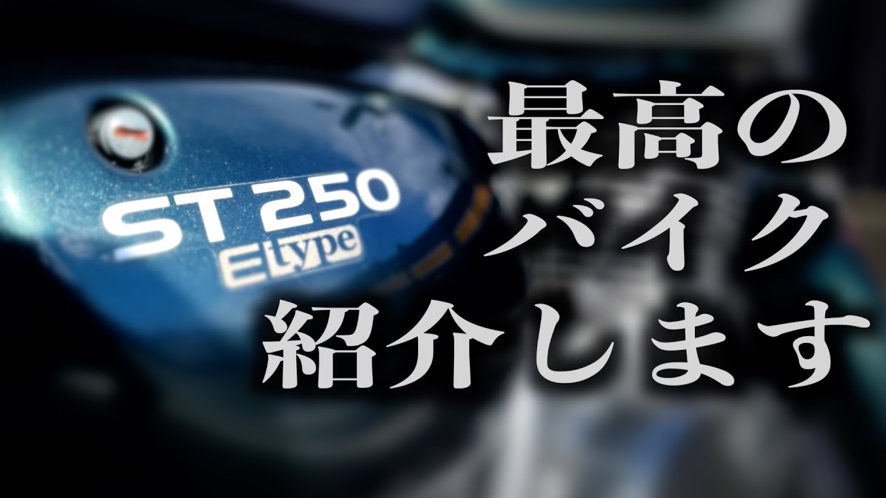 【モトブログ】ST250という最高のバイクを紹介したい【SUZUKI】