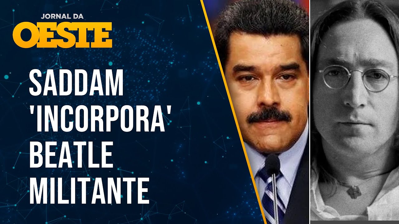 MEDO? Maduro canta 'Imagine', de John Lennon, em apelo de paz ao governo Trump