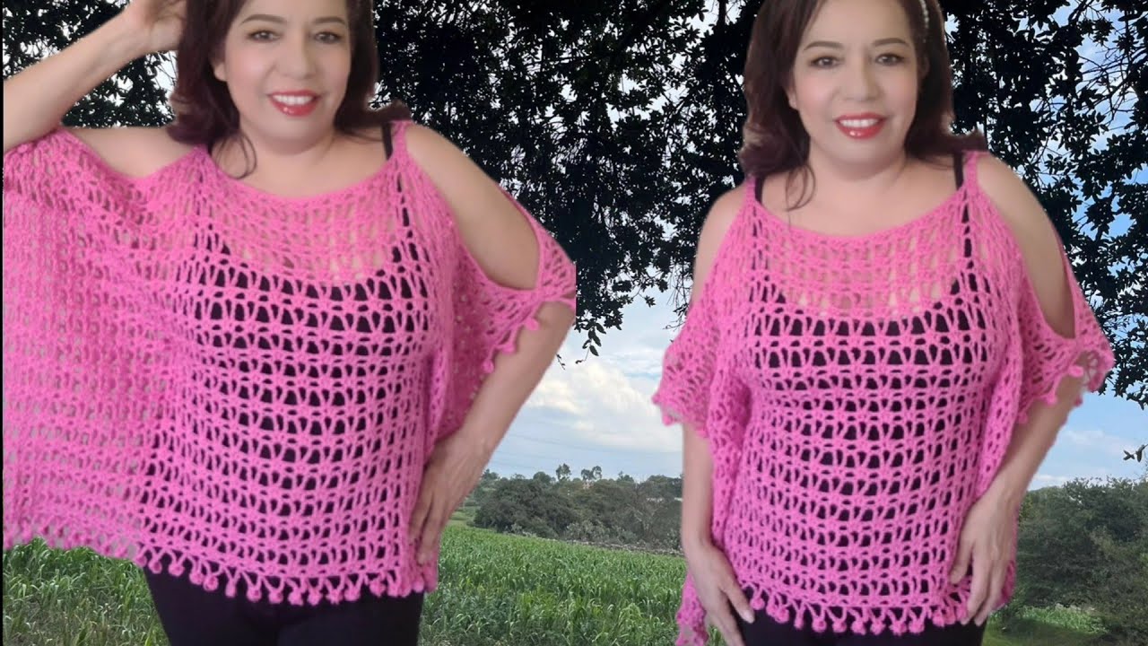 Blusa Zafiro tejido a Crochet ❤️ Tutorial paso a paso ❤️ Proyectos en Crochet