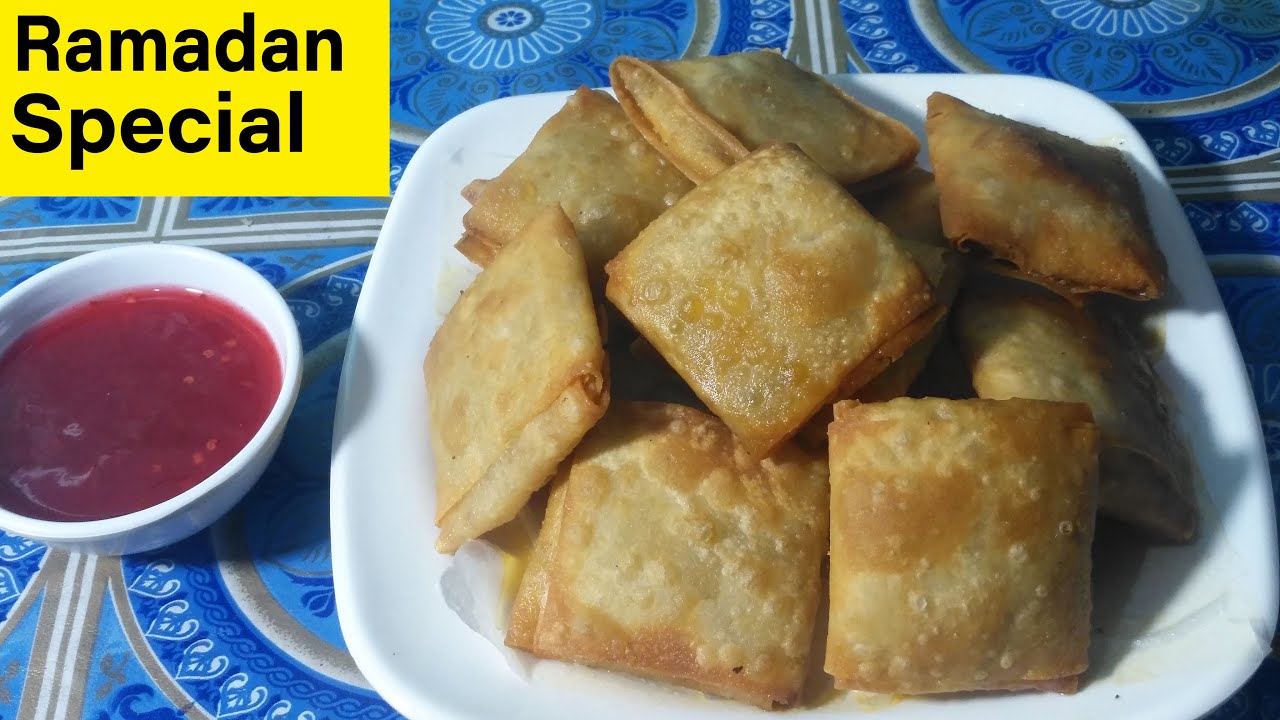 Chinese Pocket Samosa Recipe | Crispy Box Samosa Recipe | Ramadan Special Samosa | Box Patties