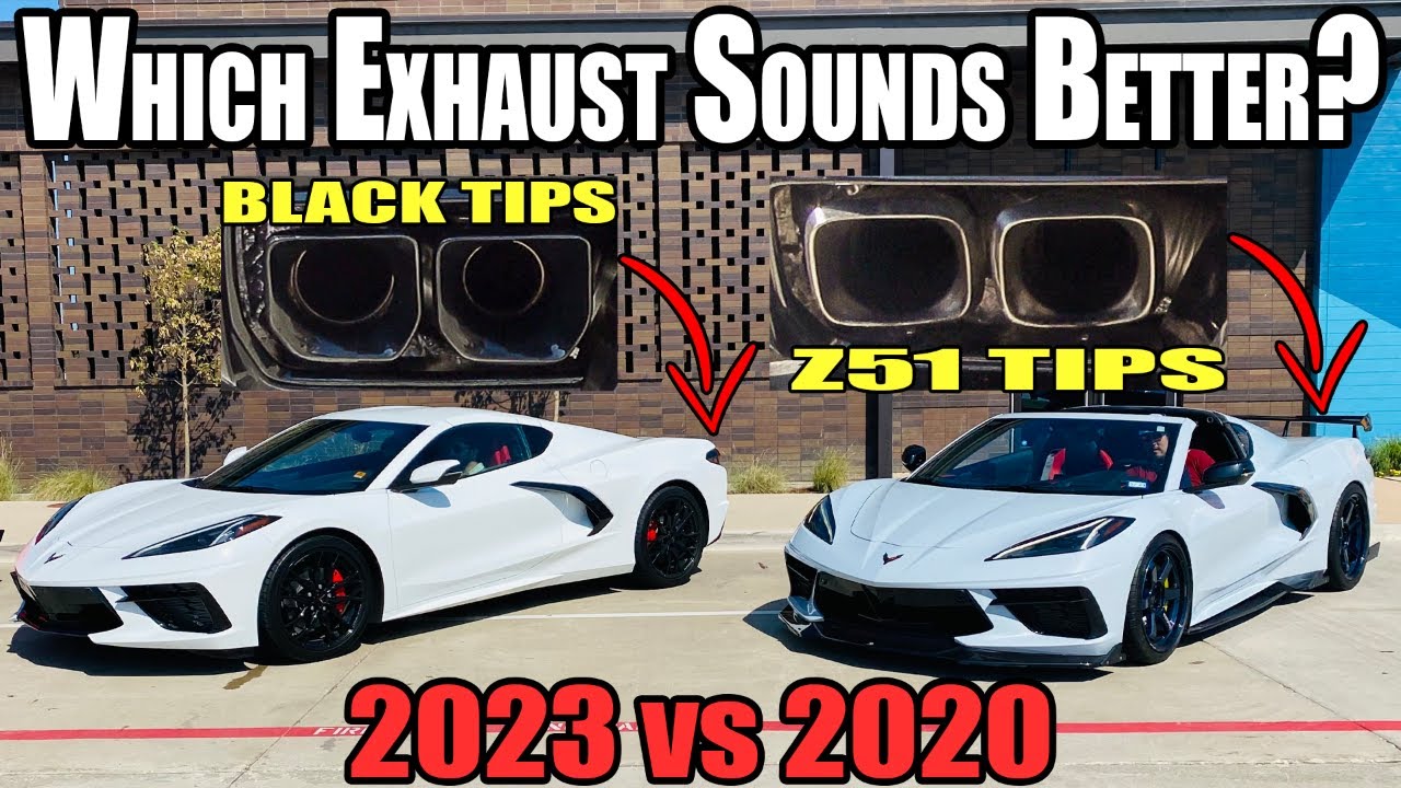 2023 C8 Exhaust vs Old C8 Z51 Exhaust at Cars & Cantina!