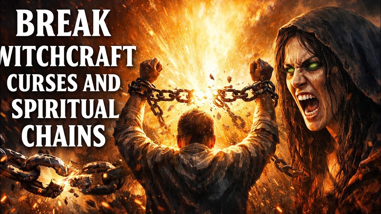 PRAY TO BREAK WITCHCRAFT CURSES AND SPIRITUAL CHAINS BY FIRE AND AUTHORITY - WARFARE PRAYER 