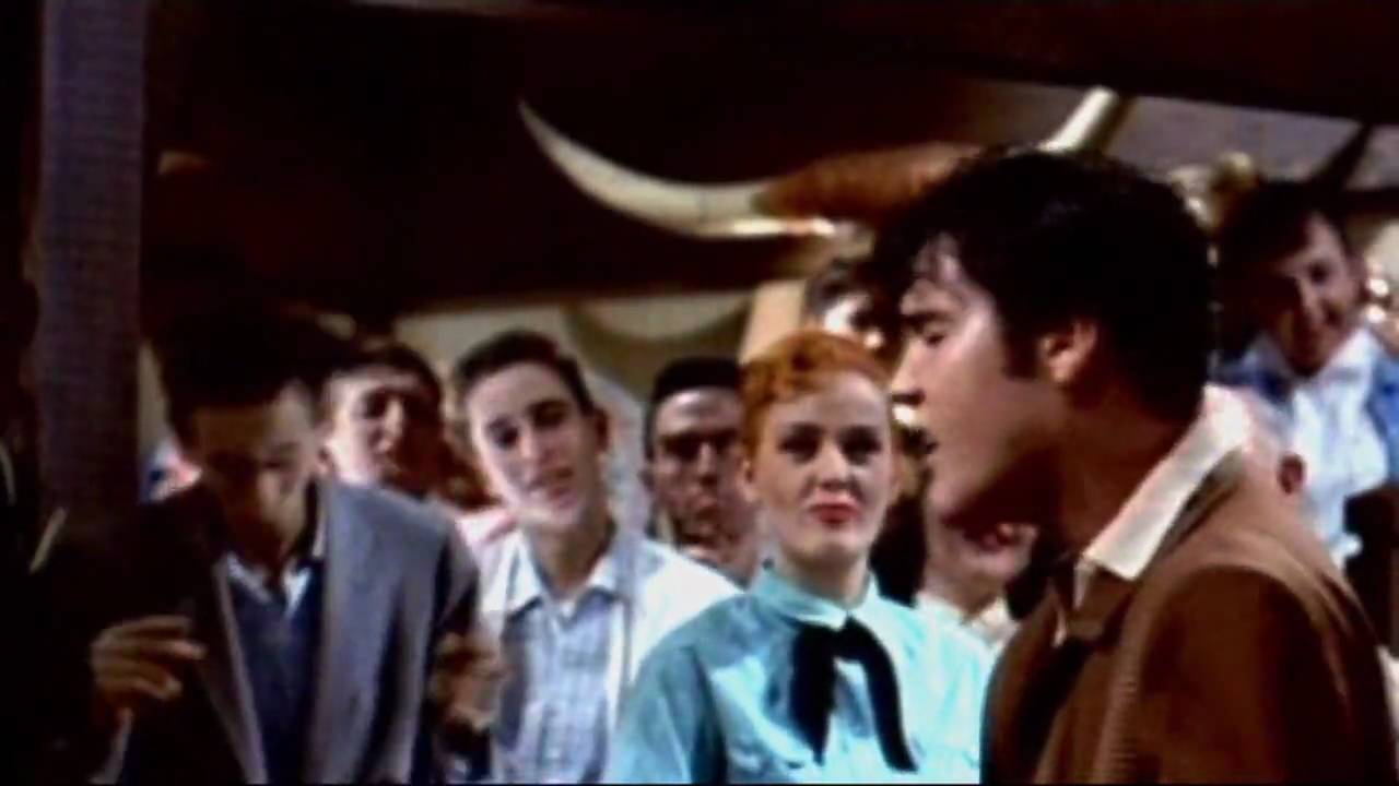 Mean woman blues-Elvis Presley all mixed up.