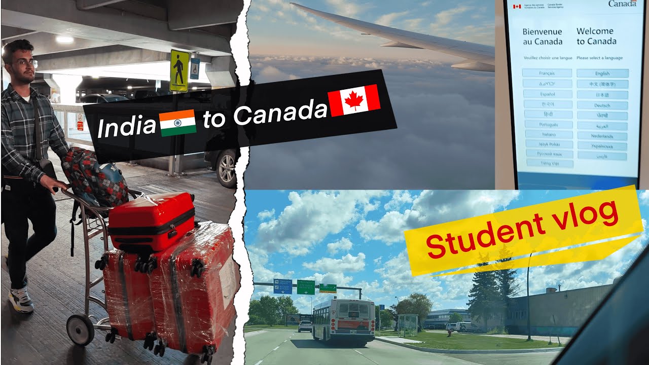 India to Canada 🇨🇦| Student Travel vlog| Garv Chawla