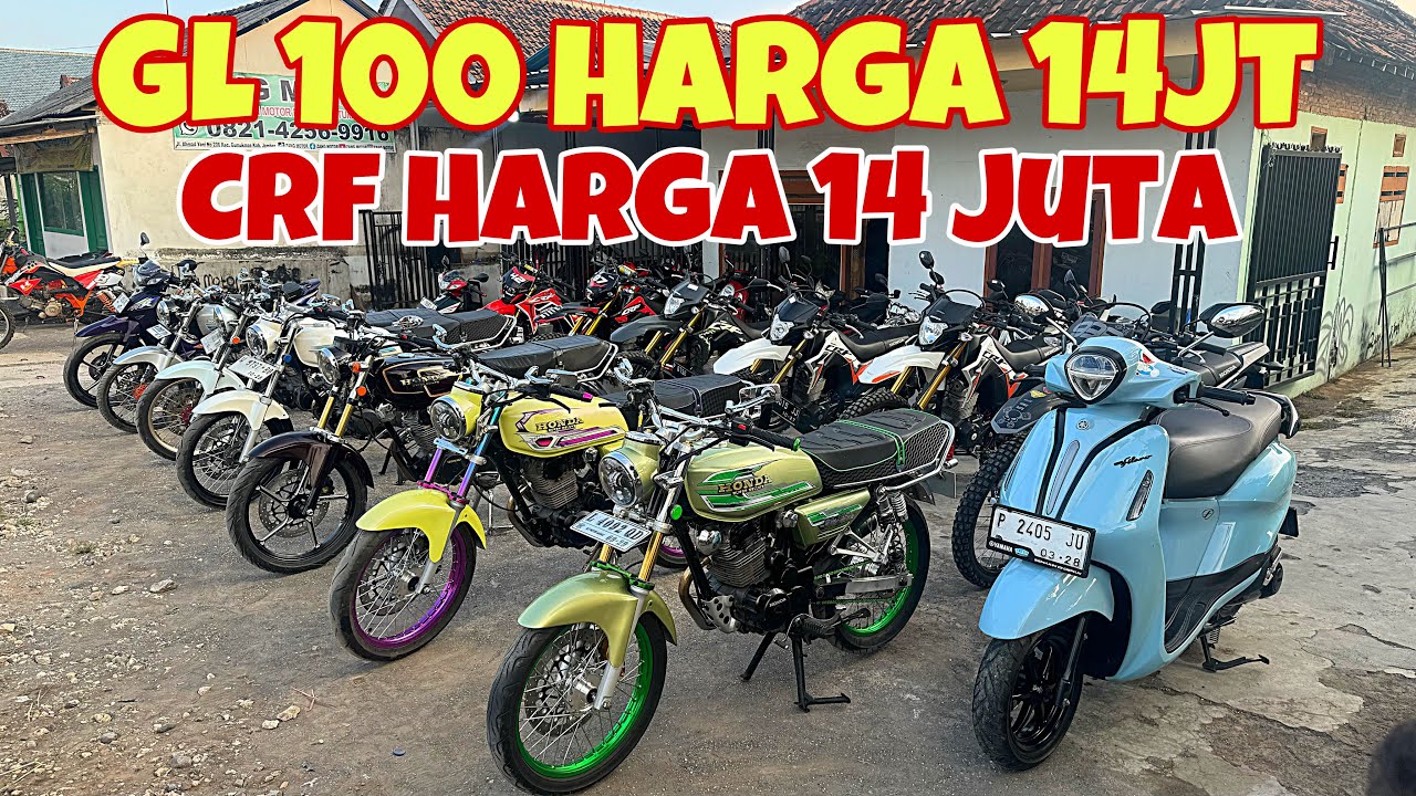 DIJUAL OBRAL GL100 14JUTA⁉️ CRF 14JUTA BURUAN MERAPAT