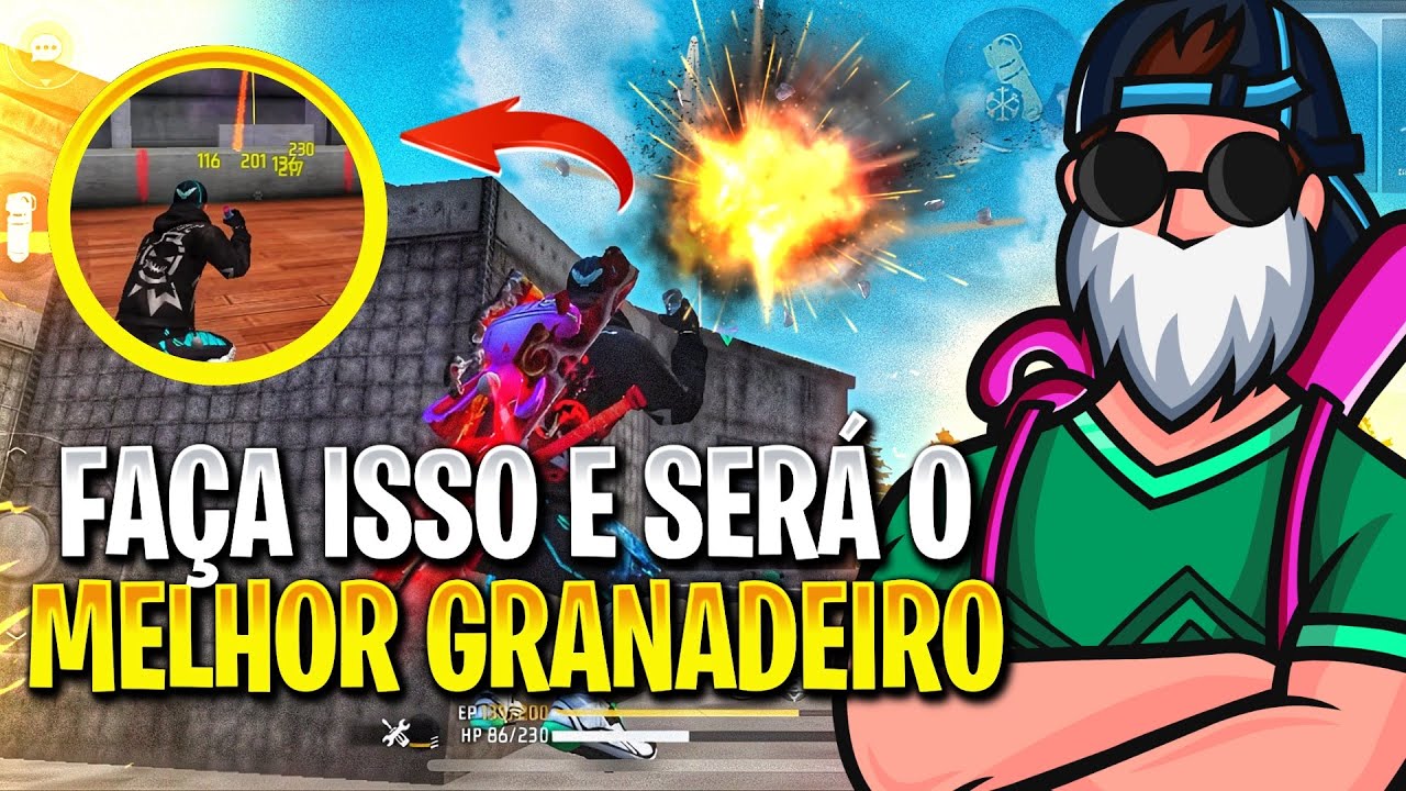 5 DICAS PARA GRANADEIRO💣INTERMEDIÁRIO😤DE FREE FIRE IPhone XR FREE FIRE DICAS