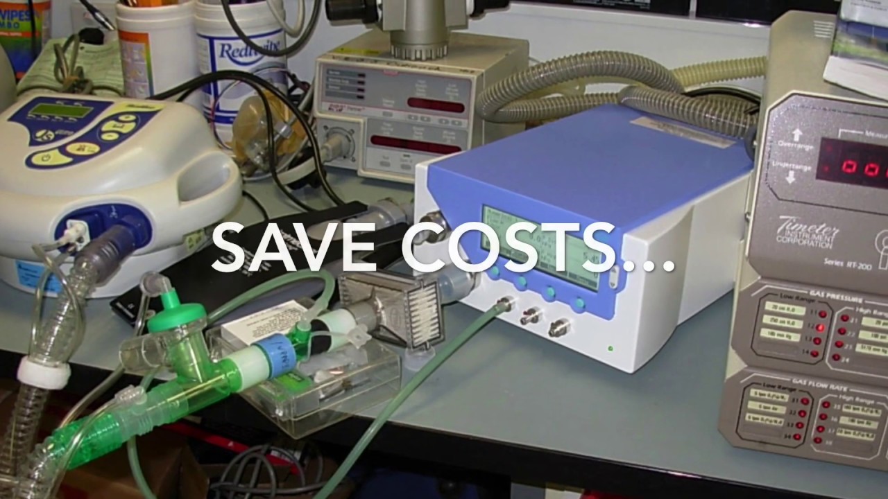 Save Money in Hospitals by Testing Medical Devices - with CITREX H3 Gas Flow Analyser