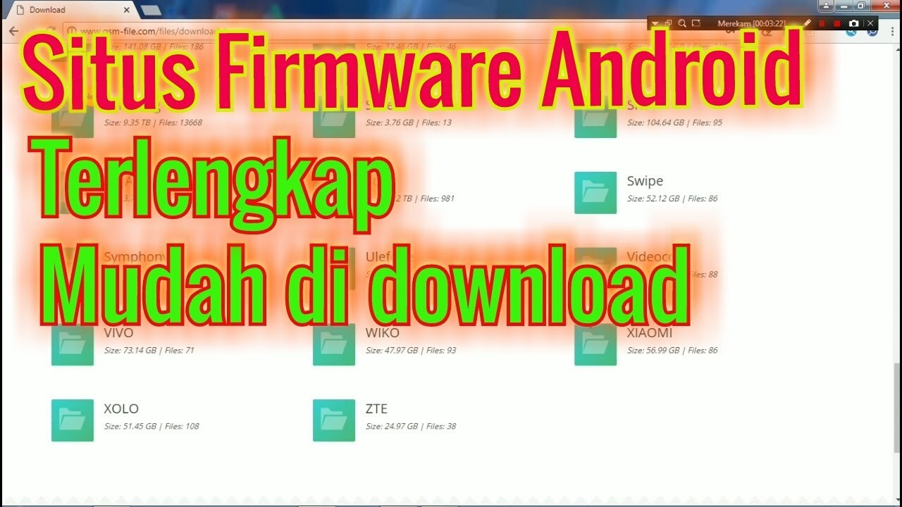 Situs Firmware Android Terlengkap dan Mudah di download