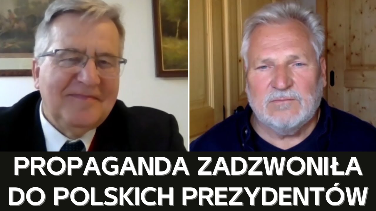 Rosyjscy propagandyści zadzwonili do Kwaśniewskiego i Komorowskiego, udając Poroszenkę.
