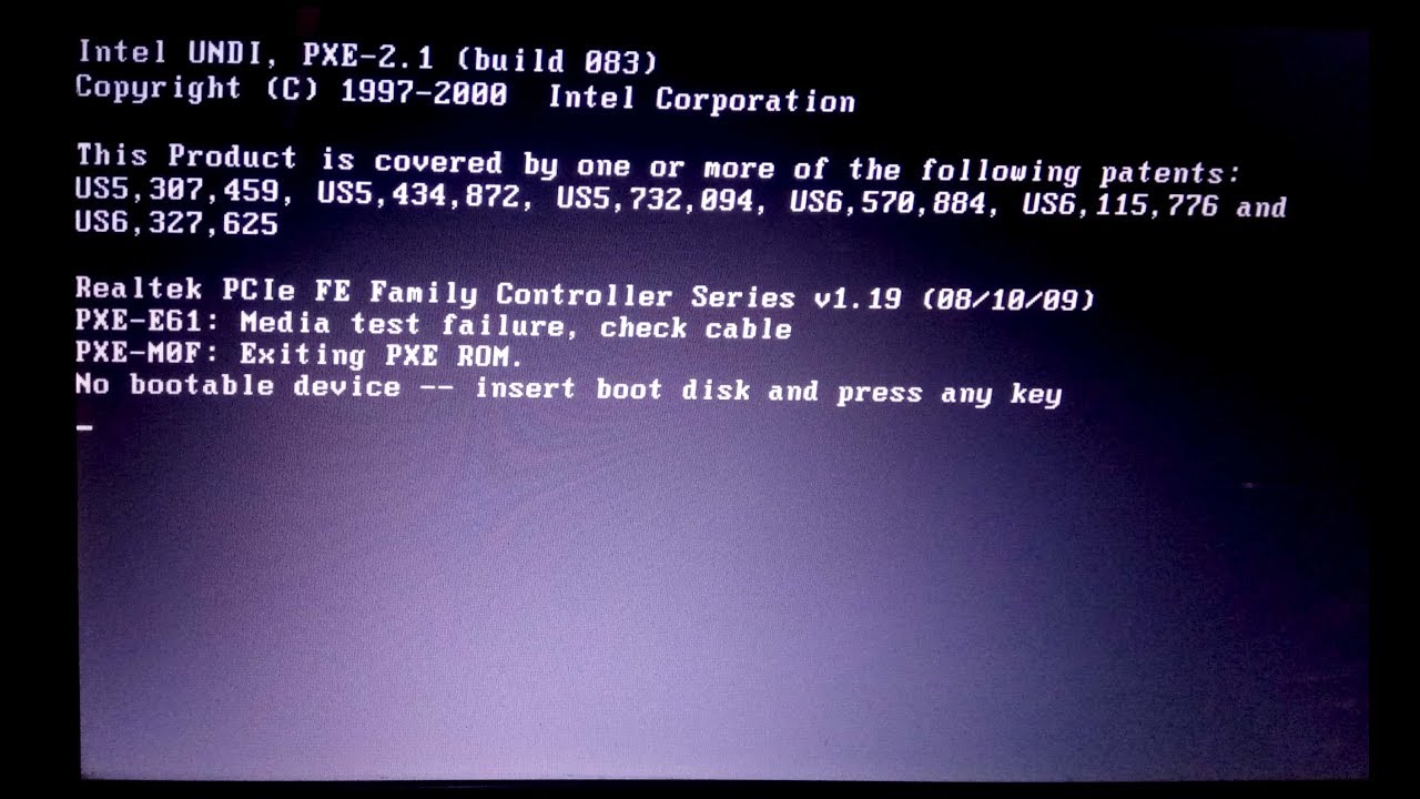 How to Fix Media Test Failure, Check Cable (No Bootable Device) | 100% Worked