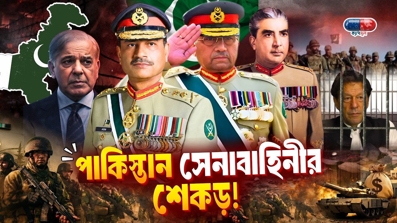 পাকিস্তান সেনাবাহিনীর ক্ষমতার উৎস : সরকার বনাম সেনাবাহিনী | ক্যাপসুল