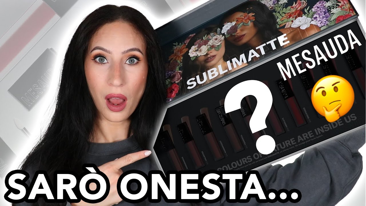 Vi Dico TUTTO sui Sublimatte Rossetti NO TRANSFER di Mesauda