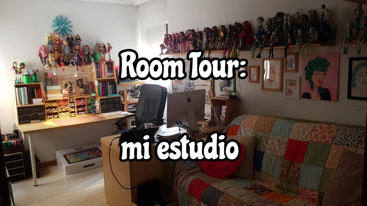 Room tour por mi estudio. Novedades e ideas.