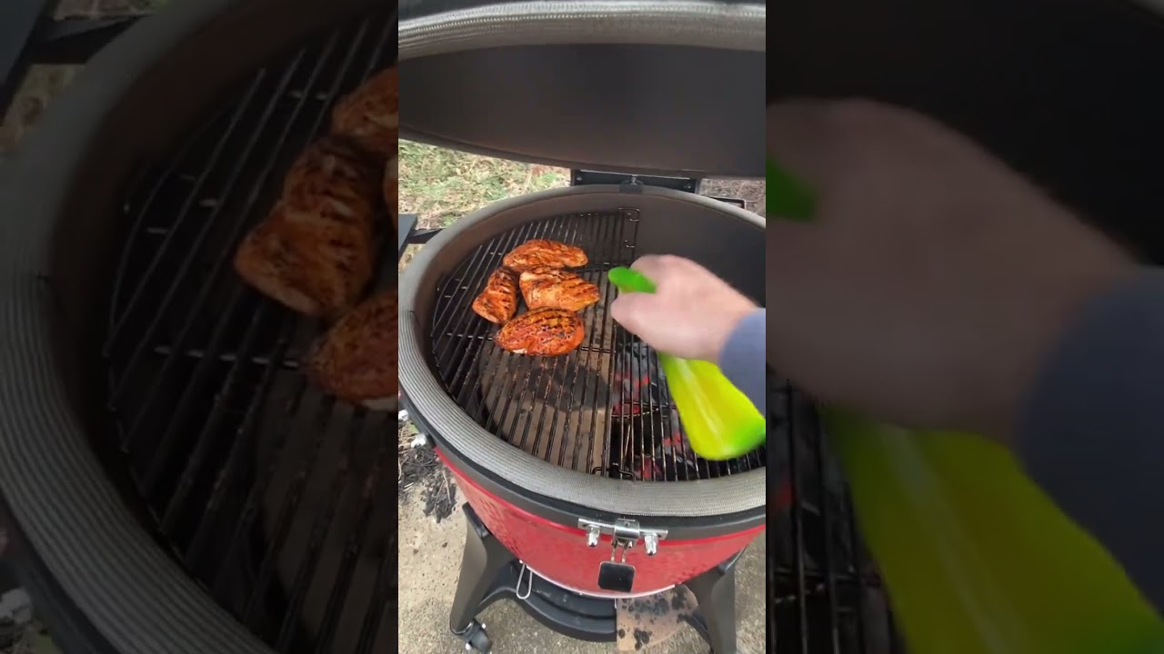 Savory Bbq Chicken Super Breasts: On the Kamado King