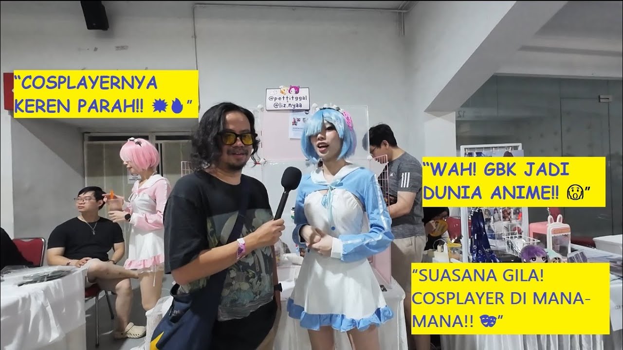 ✨ Cosplay Expo 2025 di GBK! Aksi Cosplayer Keren + Interview Seru! 🎭🎤