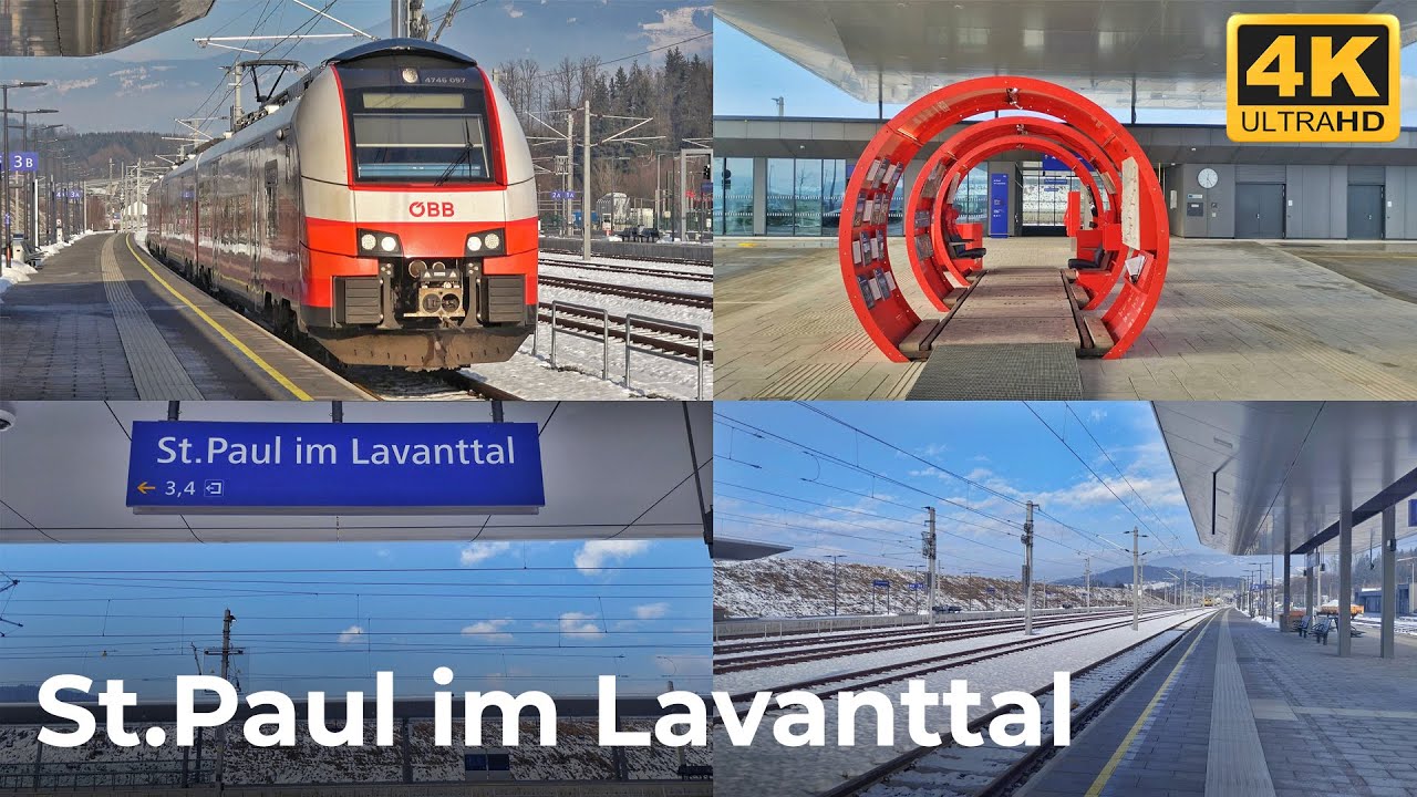 Österreichisch Züge Vlog #253 - St.Paul im Lavanttal Bahnhof 10.12.2023