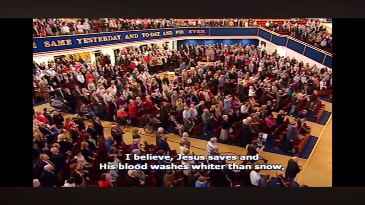 I BELIEVE JESUS SAVES, AND HIS BLOOD WASHES WHITER THAN SNOW. - WHITEWELL METROPOLITAN TABERNACLE 