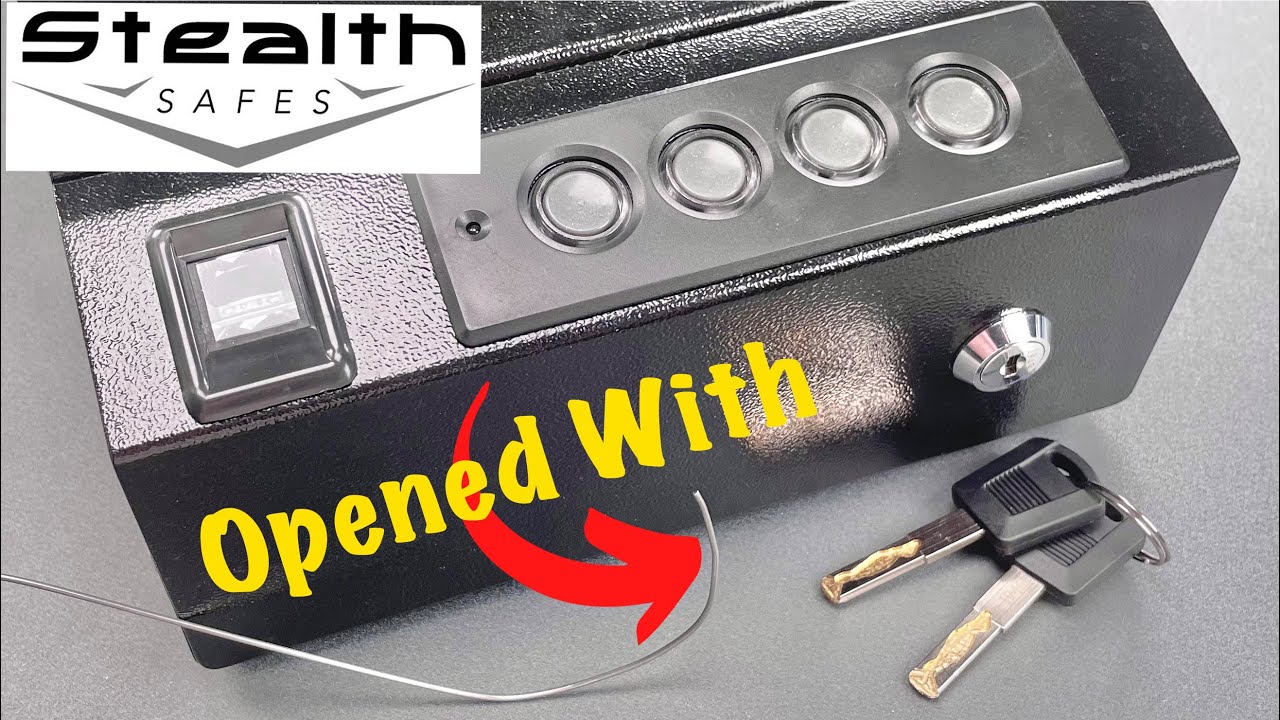 [1465] Stealth &ldquo;SwiftVault&rdquo; Biometric Gun Safe Opened With Wire