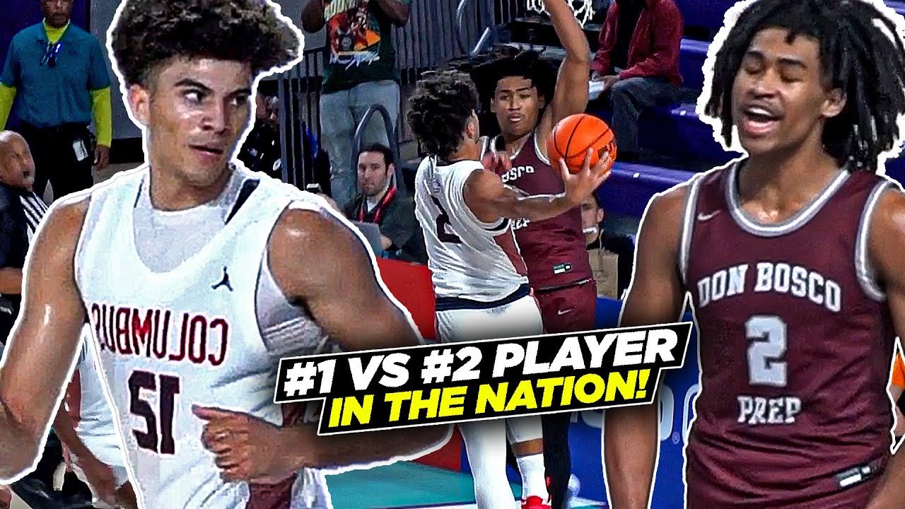 #1 Player vs #2 Player In The Nation Was A MOVIE! Cameron Boozer vs Dylan Harper