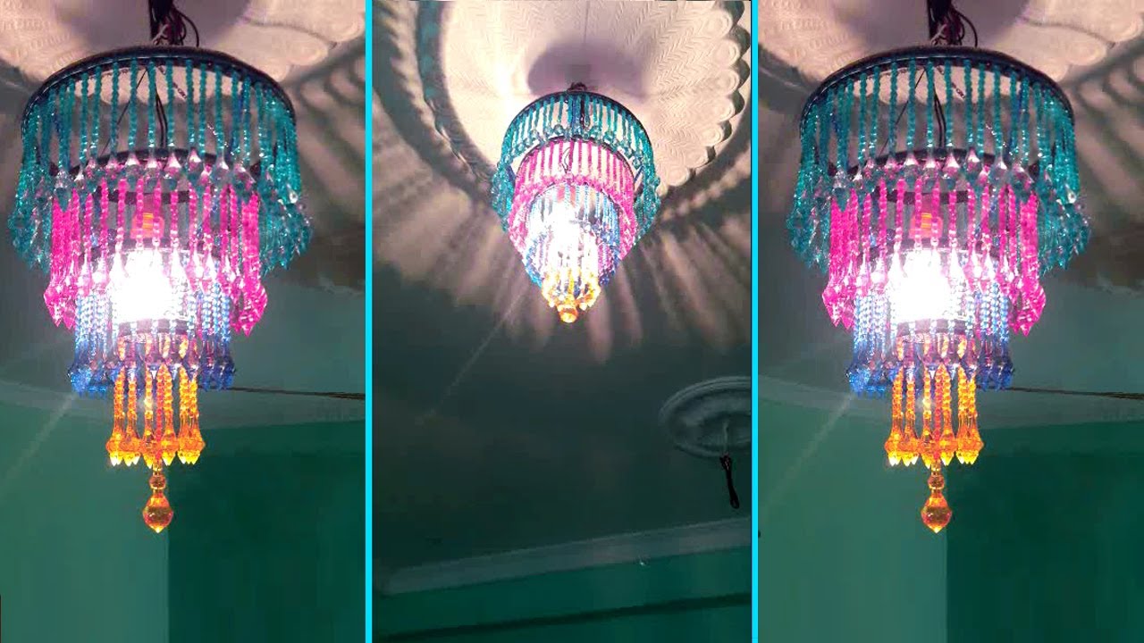 How to Make a Stunning Crystal Chandelier from Scratch: Beads Jhumar Design